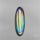 Long Rainbow Disco Quartz (Upclcled CD & Quartz Doublet)