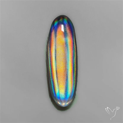 Long Rainbow Disco Quartz (Upclcled CD & Quartz Doublet)