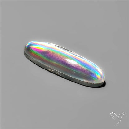 Long Rainbow Disco Quartz (Upclcled CD & Quartz Doublet)