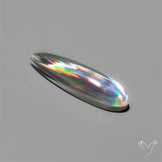Long Rainbow Disco Quartz (Upclcled CD & Quartz Doublet)