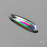 Long Rainbow Disco Quartz (Upclcled CD & Quartz Doublet)