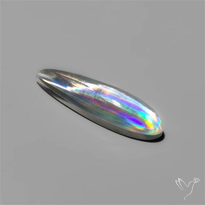 Long Rainbow Disco Quartz (Upclcled CD & Quartz Doublet)