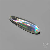Long Rainbow Disco Quartz (Upclcled CD & Quartz Doublet)
