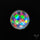 Rainbow Disco Quartz Checkerboard Cut (Upclcled CD & Quartz Doublet)