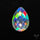 Rainbow Disco Quartz Checkerboard Cut (Upclcled CD & Quartz Doublet)