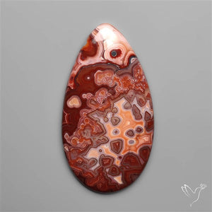 Botryoidal Laguna Lace Agate Cabochon