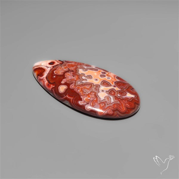 Botryoidal Laguna Lace Agate Cabochon