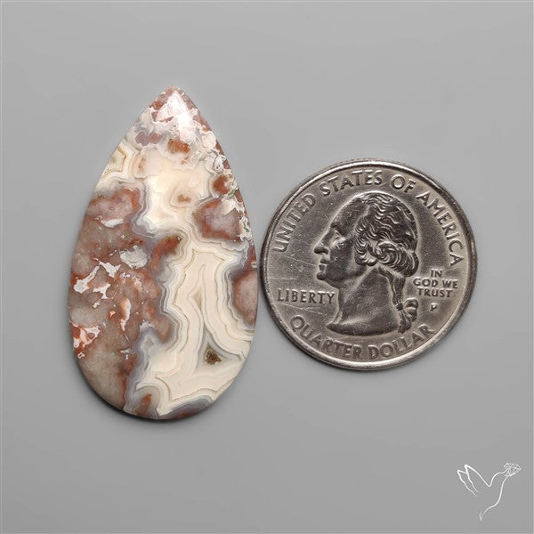 Laguna Lace Agate Cabochon