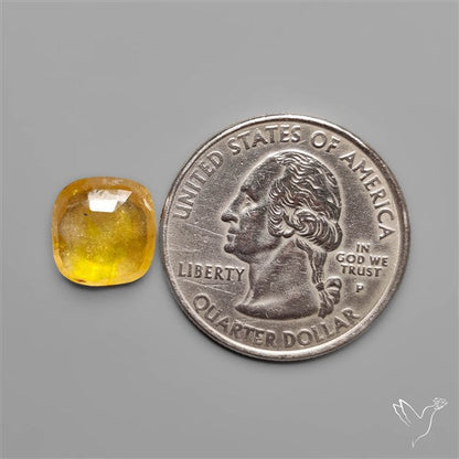 Faceted Bangkok Yellow Sapphire