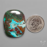 Chrycosolla Druzy Cabochon