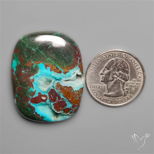 Chrycosolla Druzy Cabochon