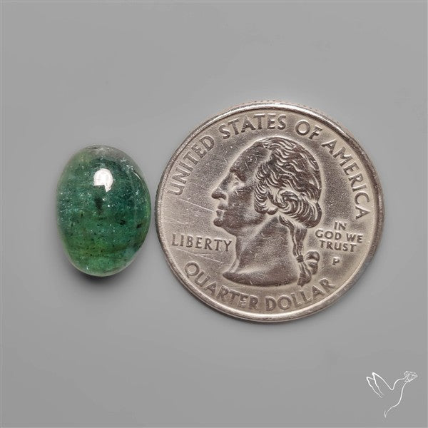 Sea Green High Dome Tourmaline Cabochon