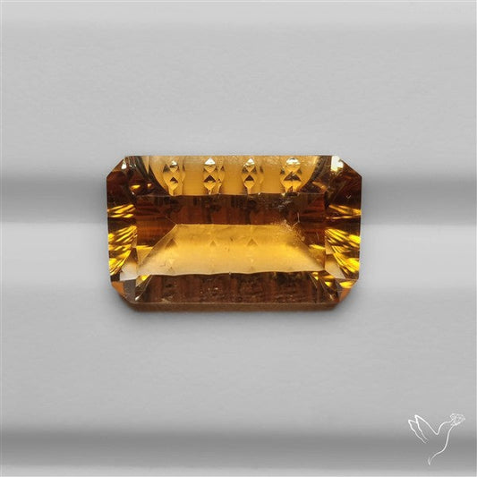 Faceted Israeli Laser Cut Citrine