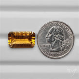 Faceted Israeli Laser Cut Citrine