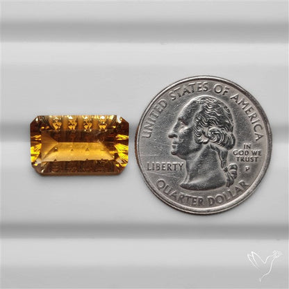 Faceted Israeli Laser Cut Citrine