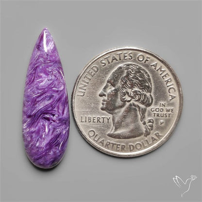 Charoite Long Drop Cabochon