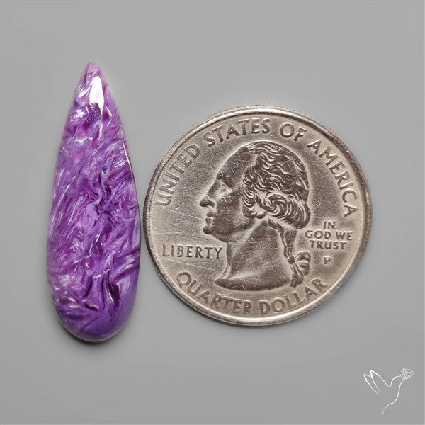 Charoite Long Drop Cabochon