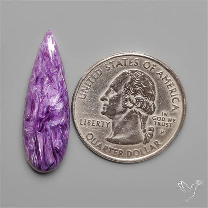 Charoite Long Drop Cabochon