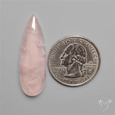 Rose Quartz Long Drop Cabochon
