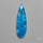 Himalayan Quartz And Neon Apatite Doublet Long Drop Cabochon
