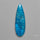 Himalayan Quartz And Neon Apatite Doublet Long Drop Cabochon