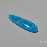 Himalayan Quartz And Neon Apatite Doublet Long Drop Cabochon