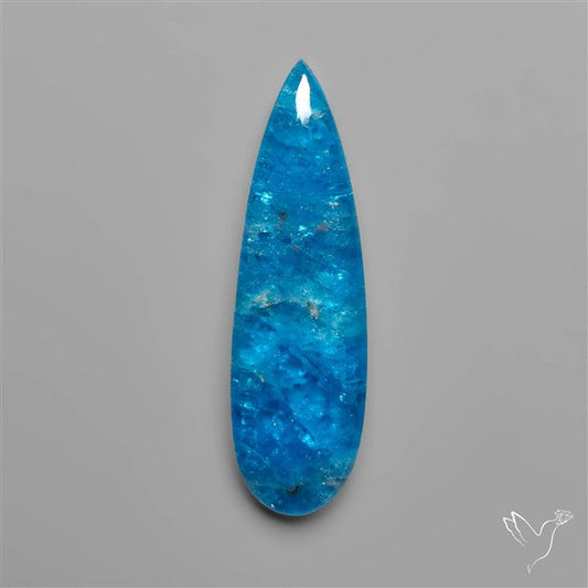Himalayan Quartz And Neon Apatite Doublet Long Drop Cabochon