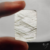 Green Rutilated Quartz Cabochon