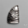 Black Tourmalinated Quartz Cabochon