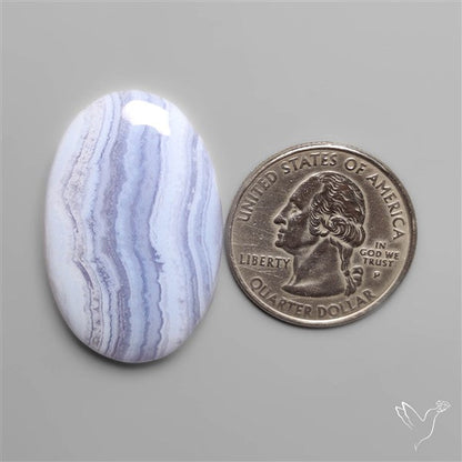 Blue Lace Agate Cabochon