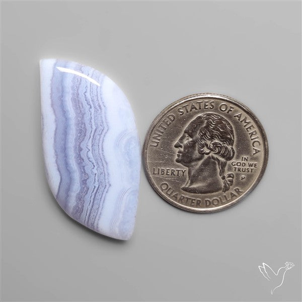 Blue Lace Agate Cabochon