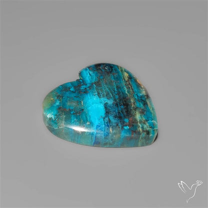 Quantum Quattro Shattuckite Heart Carving