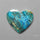 Quantum Quattro Shattuckite Heart Carving