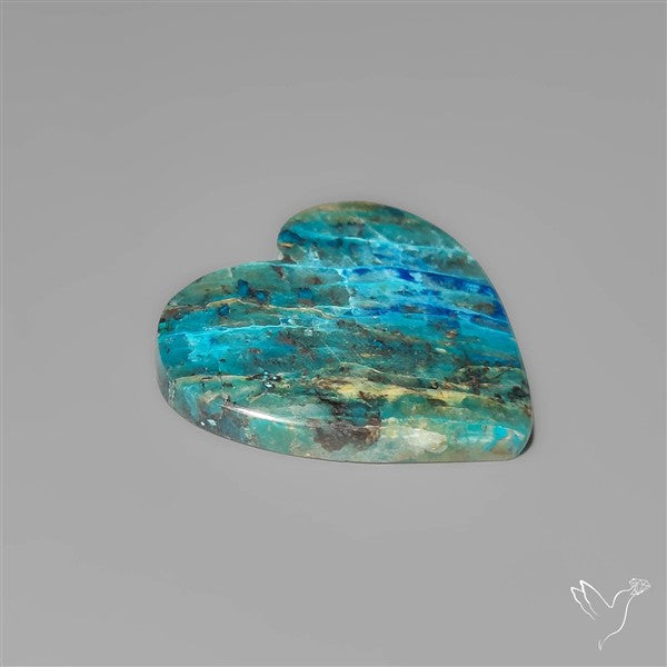 Quantum Quattro Shattuckite Heart Carving