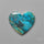 Quantum Quattro Shattuckite Heart Carving