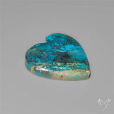 Quantum Quattro Shattuckite Heart Carving