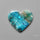 Quantum Quattro Shattuckite Heart Carving