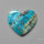 Quantum Quattro Shattuckite Heart Carving