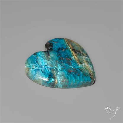 Quantum Quattro Shattuckite Heart Carving