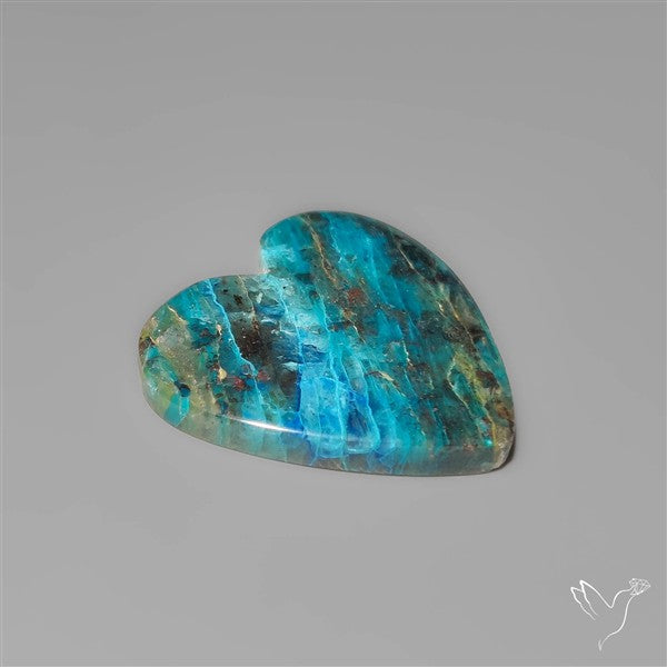 Quantum Quattro Shattuckite Heart Carving