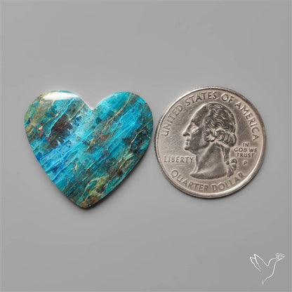 Quantum Quattro Shattuckite Heart Carving