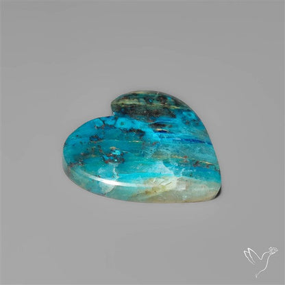 Quantum Quattro Shattuckite Heart Carving