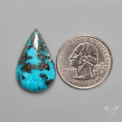 Morenci Turquoise With Pyrite Inclusion