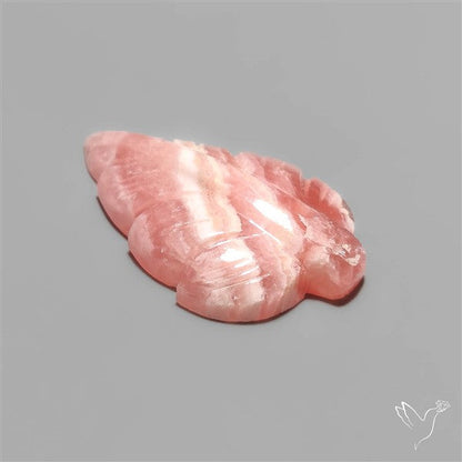 Handcarved Rhodochrosite Leaf