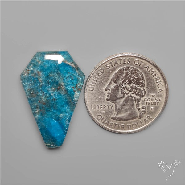 Himalayan Quartz And Neon Apatite Doublet Coffin