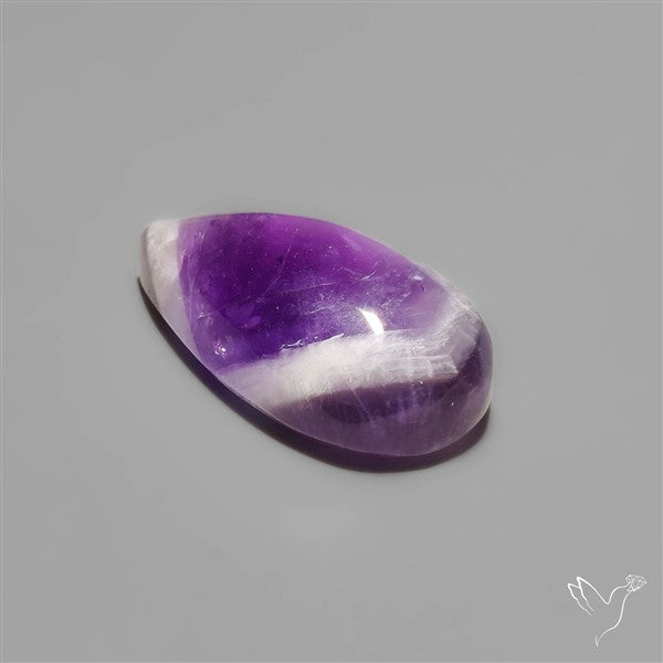 Chevron Amethyst Cabochon