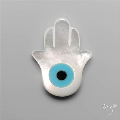 Hamsa Hand Mother Of Pearl Evil Eye