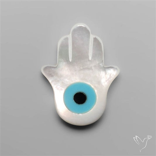 Hamsa Hand Mother Of Pearl Evil Eye