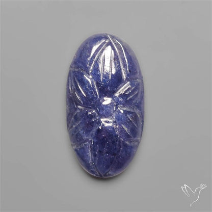 Iolite Mughal Carving