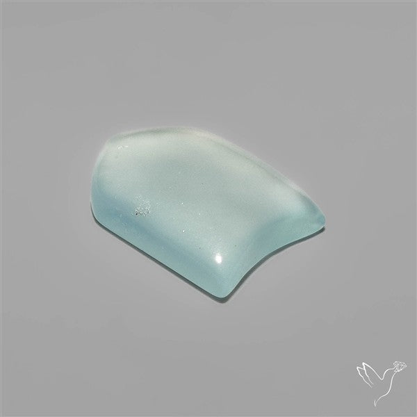 Aqua Chalcedony Cabochon